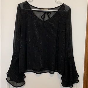 Hollister sheer blouse